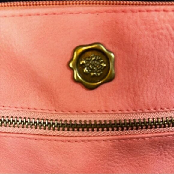 Fiorelli Crossbody Bag Purse Peach Pocket Adjustable Strap Tassel Zip 8x7.5” - Picture 6 of 8